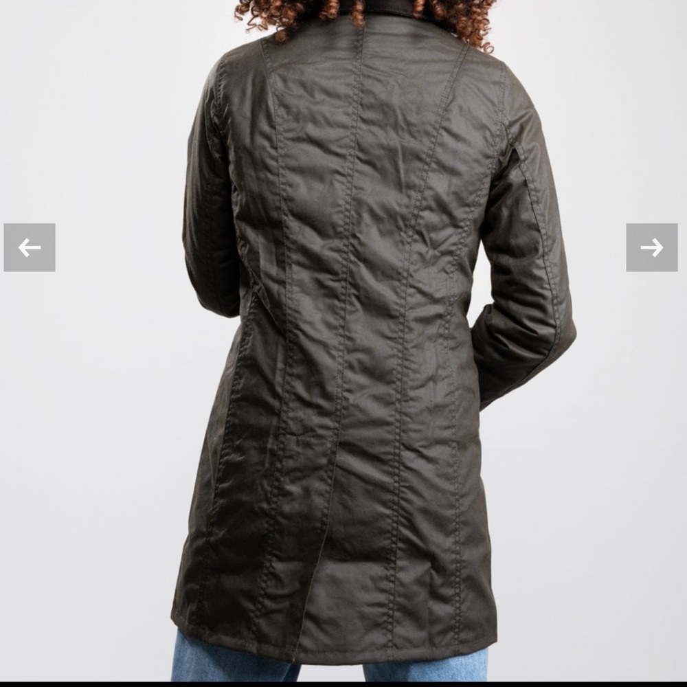 Barbour Belsay Wax Jacket Size 18 US - Picture 5 of 12